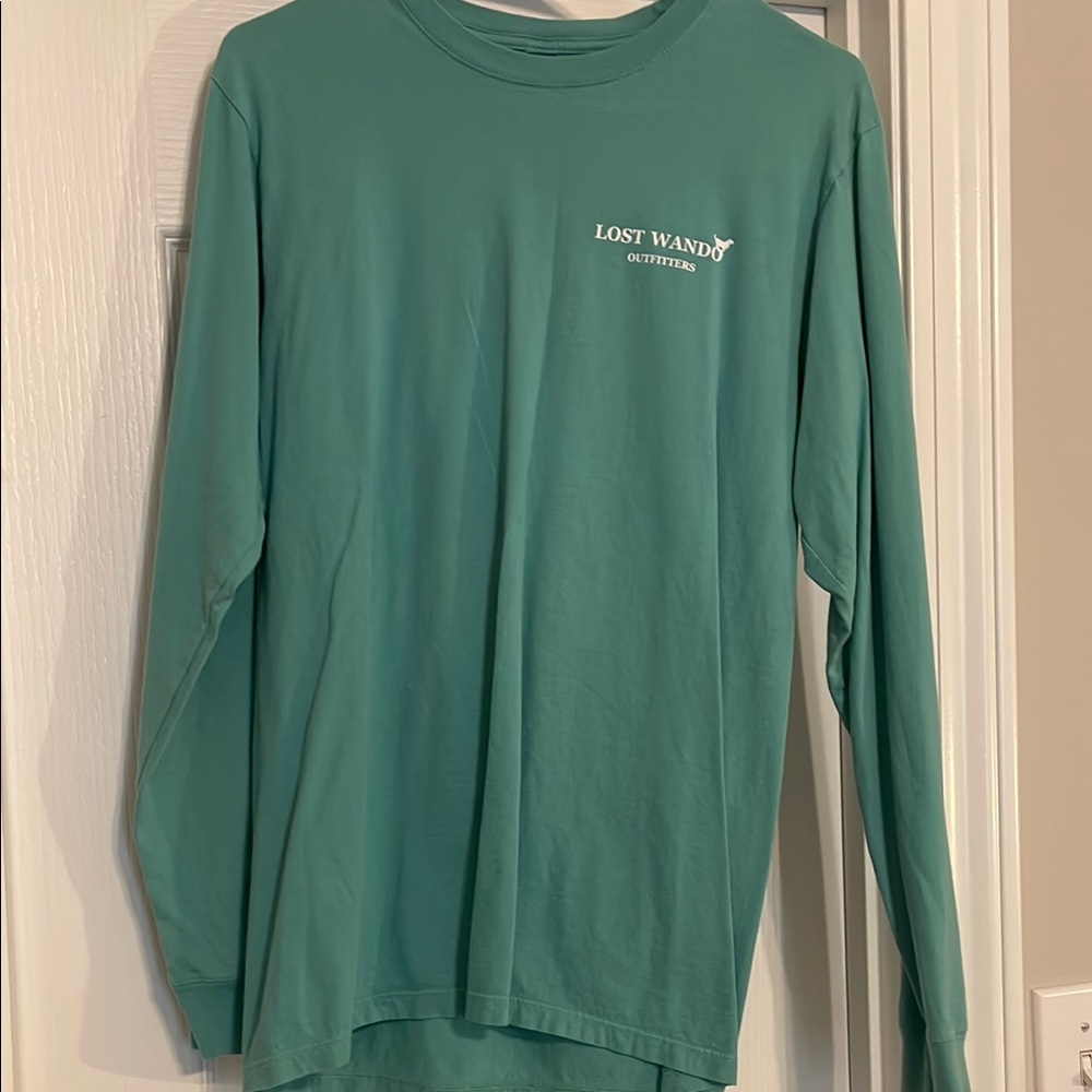 Lost Wando Outfitters Green Long Sleeve Shirt